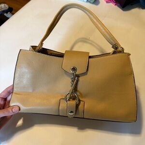Elegant Tan Vintage 2000s Handbag